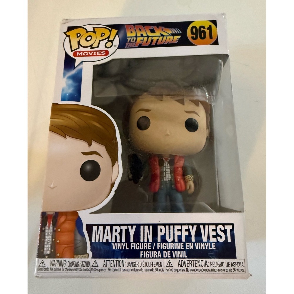 Funko Pop Back to the Future Marty in Puffy Vest 961 Vinyl‎ Figure